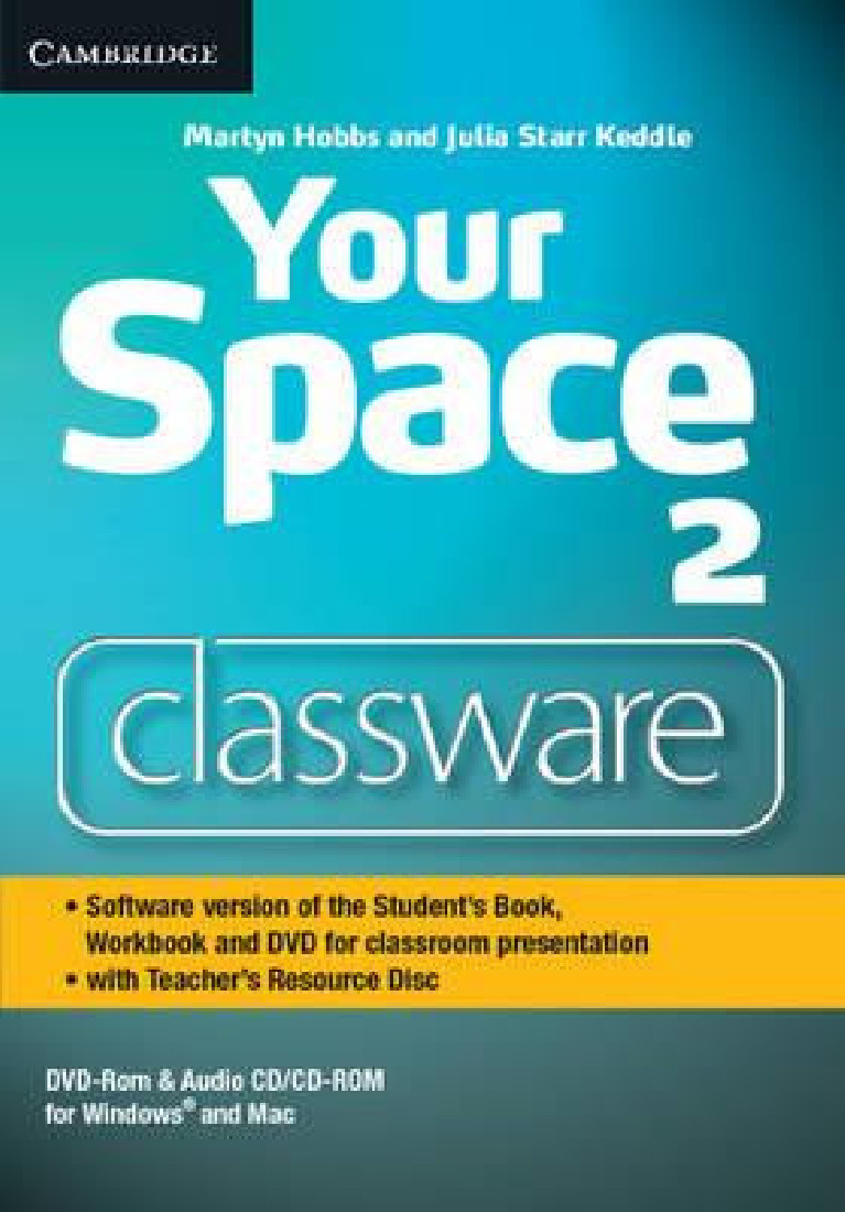 YOUR SPACE 2 PRESENTATION PLUS DVD ROM WITH TEACHERS RESOURCE DISC