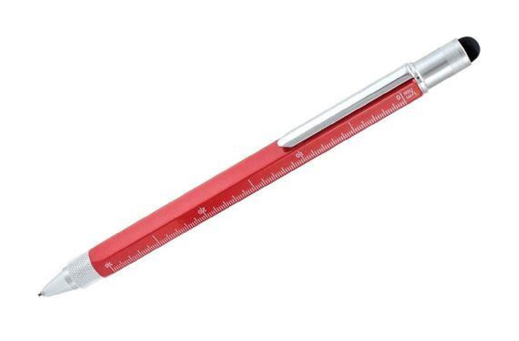 ONE TOUCH STYLUS 9 FUNCTION TOOL PENCIL RED MONTEVERDE