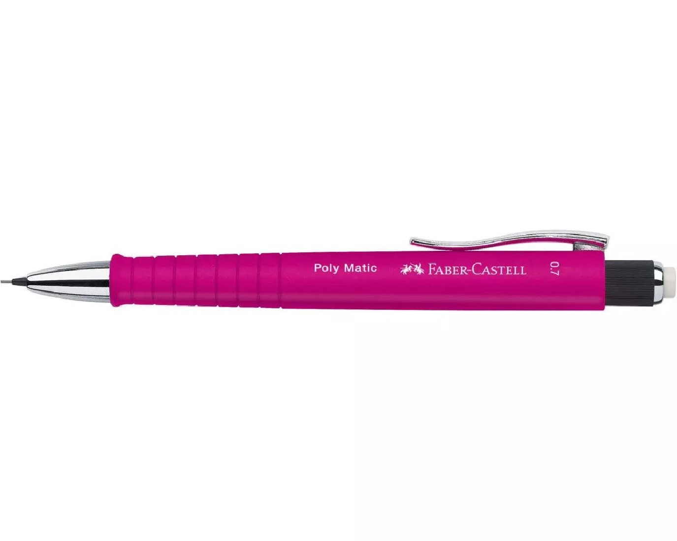 MECHANICAL PENCIL POLY MATIC PINK 0,7MM 133328 FABER-CASTELL