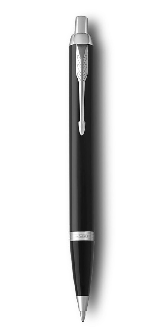 Parker IM Core Laque Black CT Set Rollerball and Ballpen