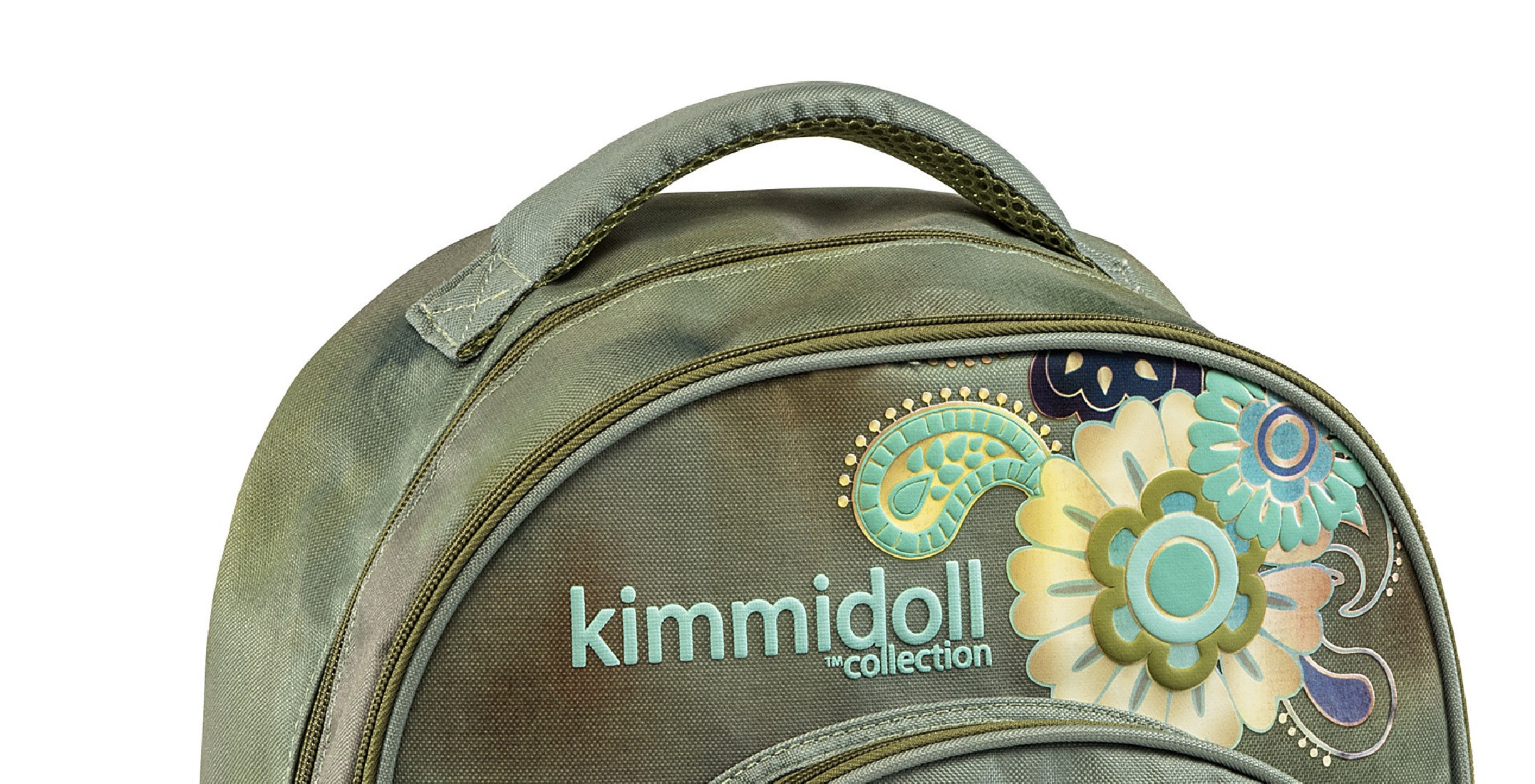Σακίδιο πλάτης Δημοτικού Olive Green 163211 Kimmidoll
