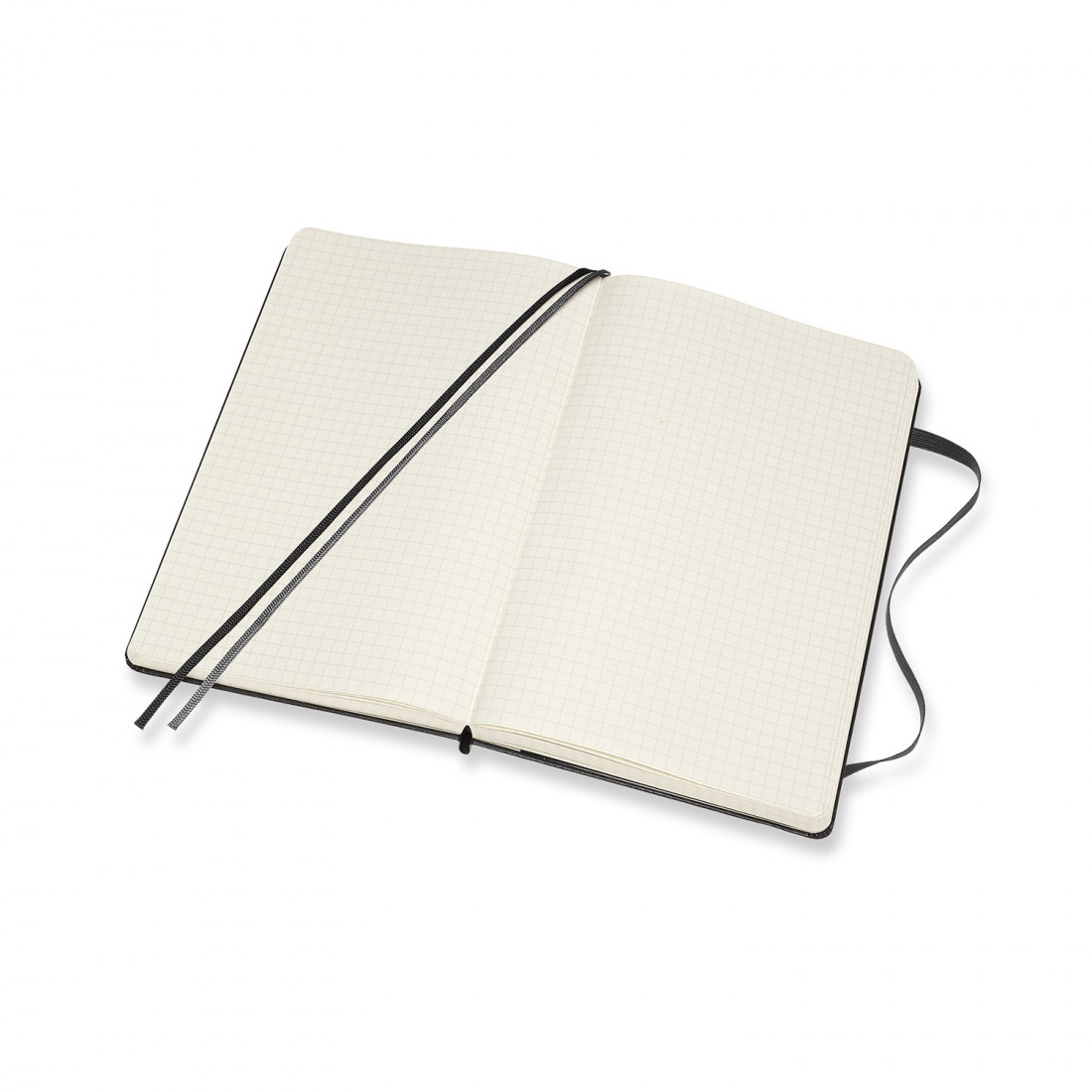 Notebook Large 13x21 Squared Expanded Version Black Hard Cover Moleskine