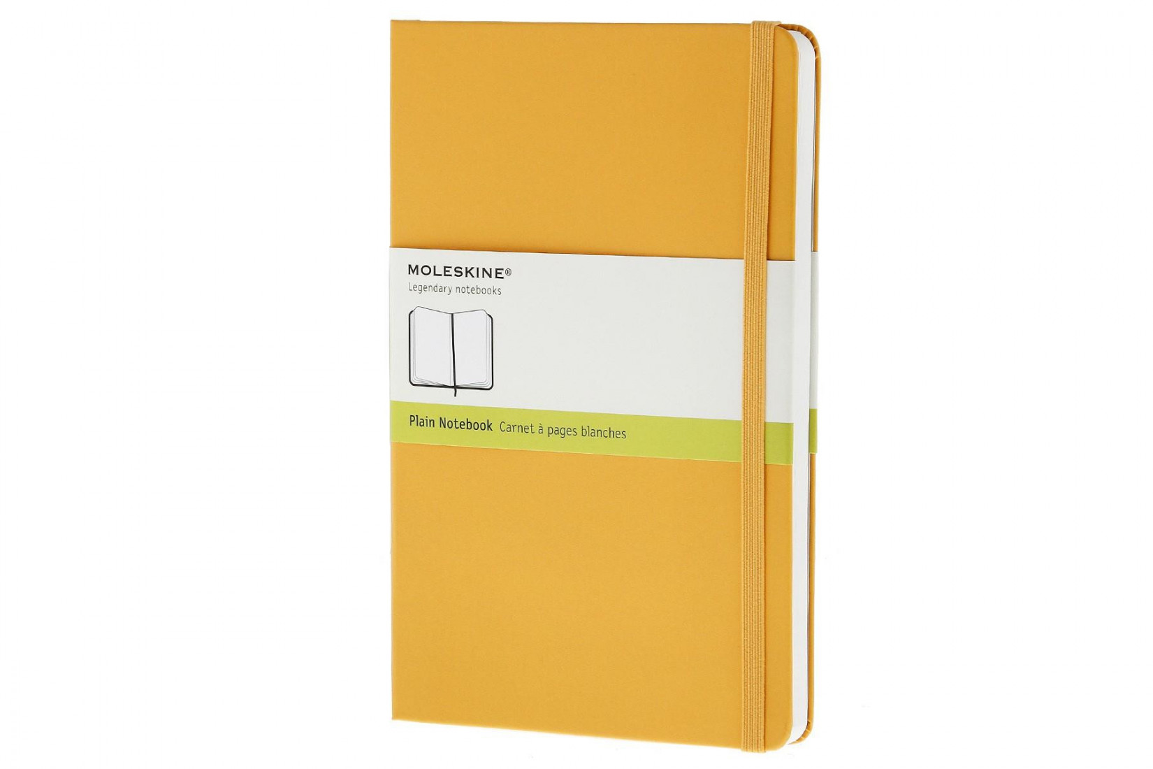 Notebook Pocket 9x14 Plain Orange Yellow Hard Cover Moleskine
