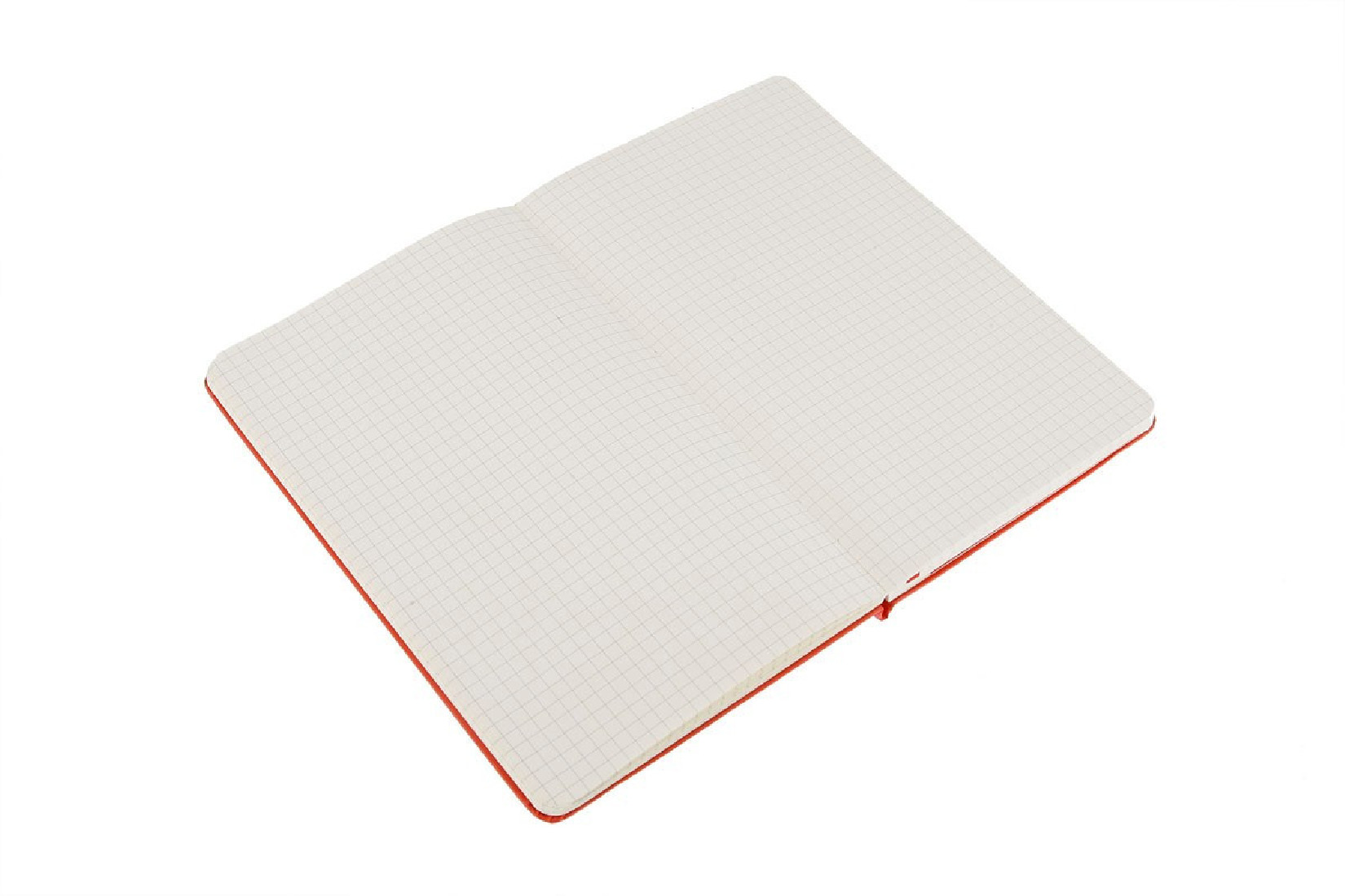 Moleskine notebook squared hard cover red large 13x21