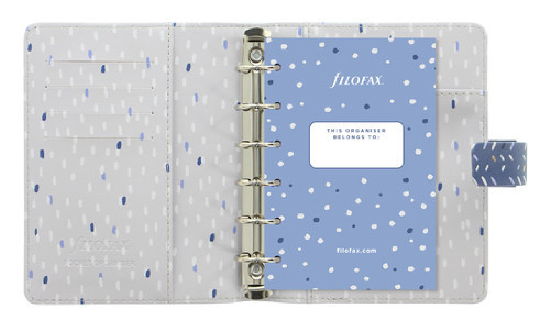 Filofax Organiser Pocket Indigo Frost, 028714