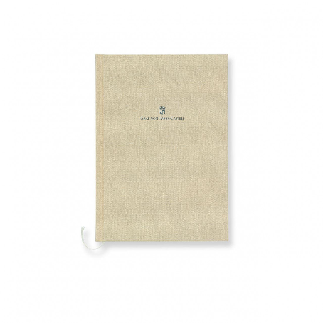 Graf Von Faber Castell Linen bound plain notebook A5 golden brown, 188626