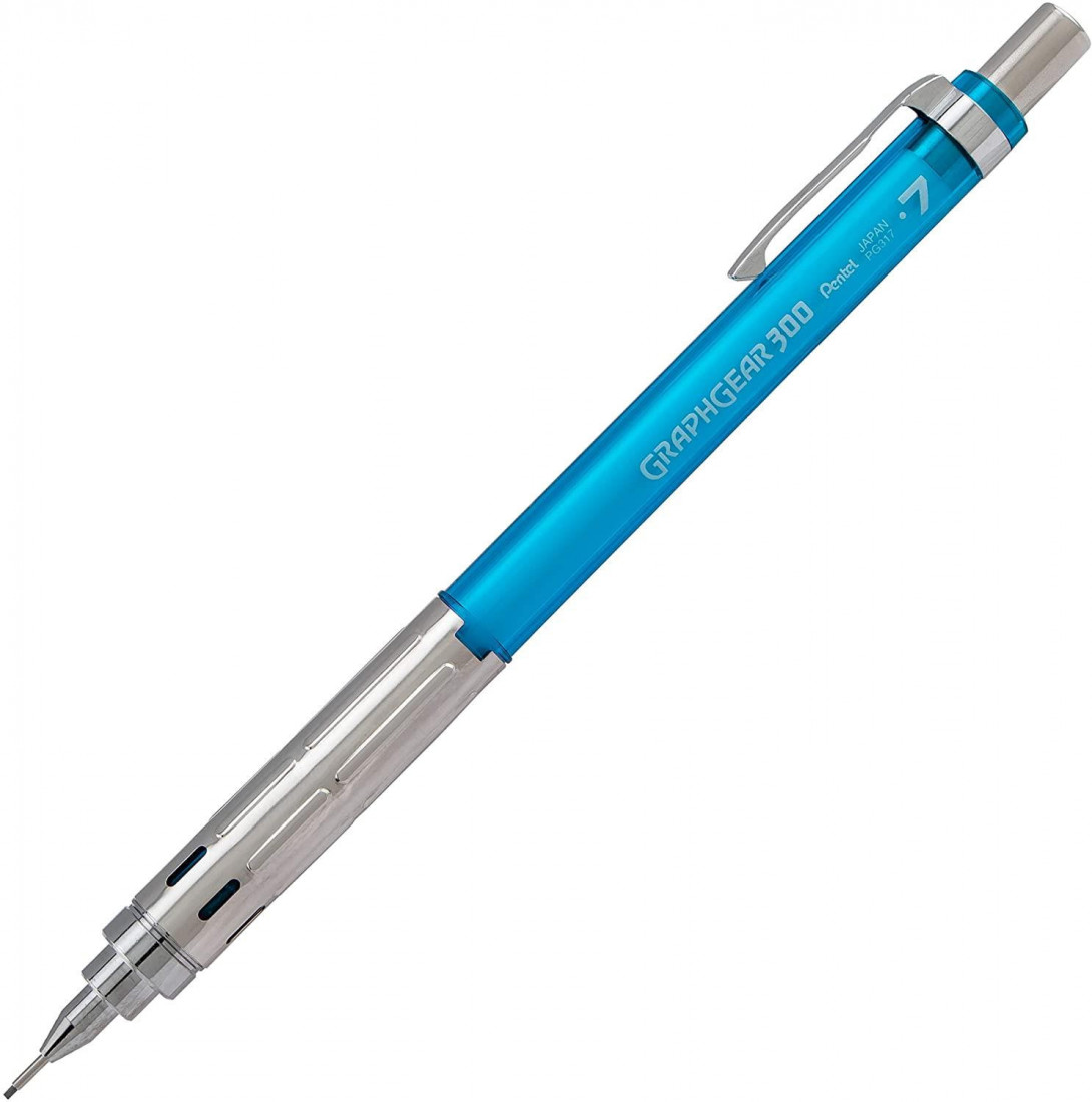 Pentel Graphgear 300 sky blue 0,7mm mechanical pencilPG317-TSX