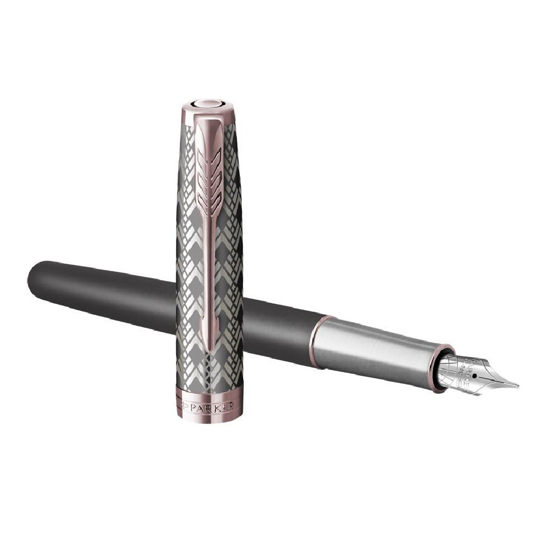 Parker Sonnet special edition 2021 Premium Metal Grey PGT nib 18k Fountain pen