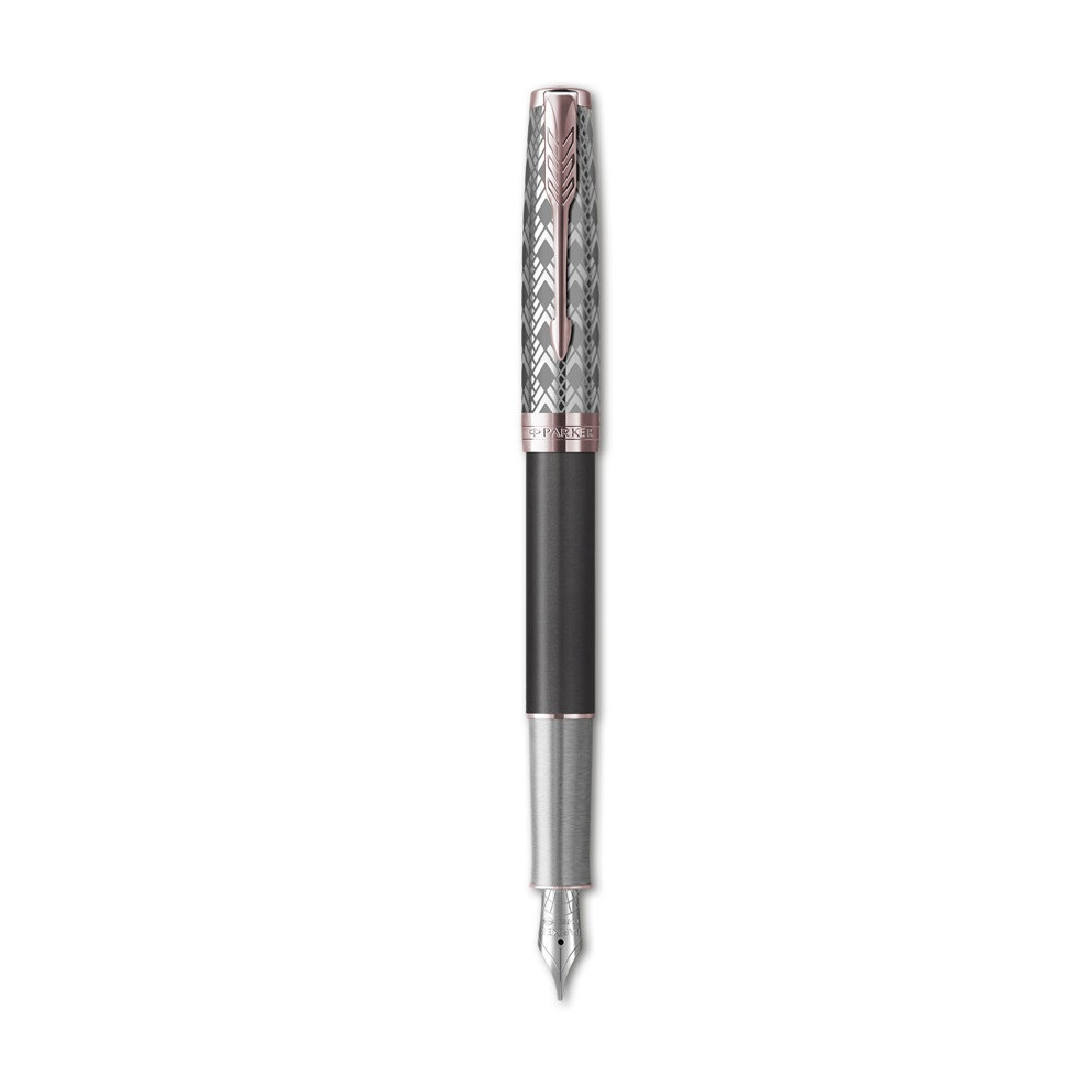 Parker Sonnet special edition 2021 Premium Metal Grey PGT nib 18k Fountain pen