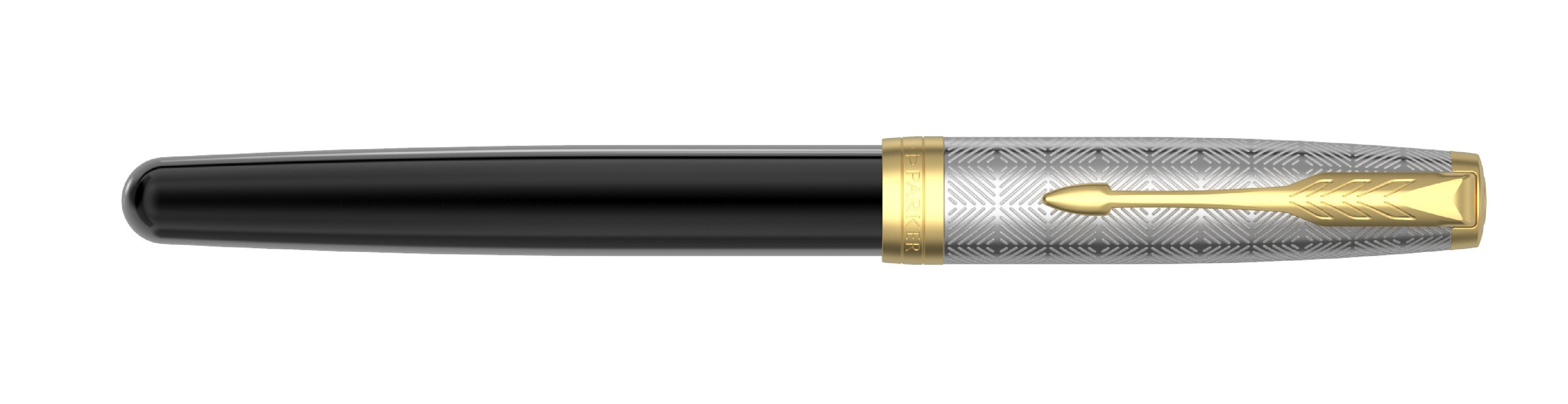 Parker Sonnet special edition 2021 Premium Metal Black GT nib 18k Fountain pen