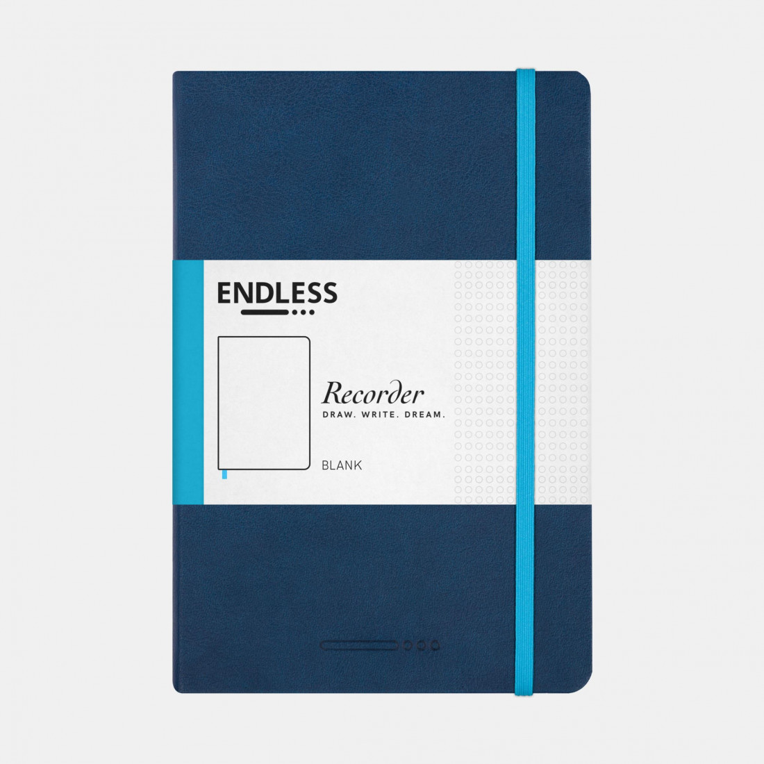 Endless notebook 15x21 blue blank with 68 gsm Tomoe River paper
