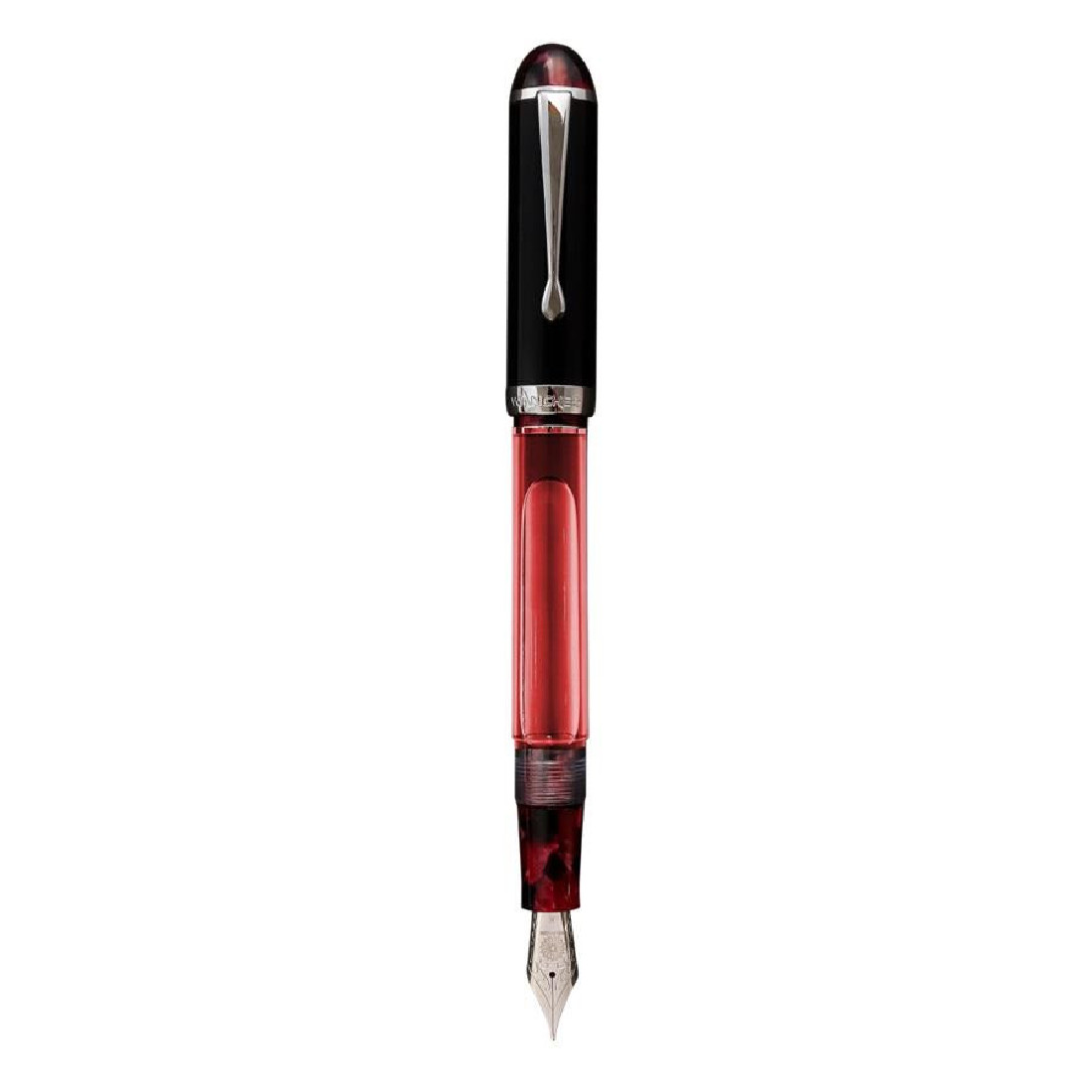 Wancher Crystal Ruby red fountain pen