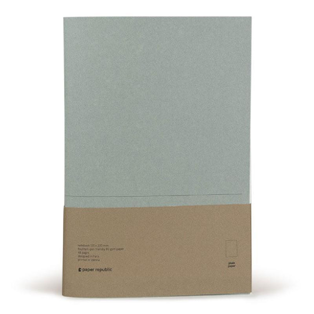 Paper Republic 2 x notebooks (xl) plain