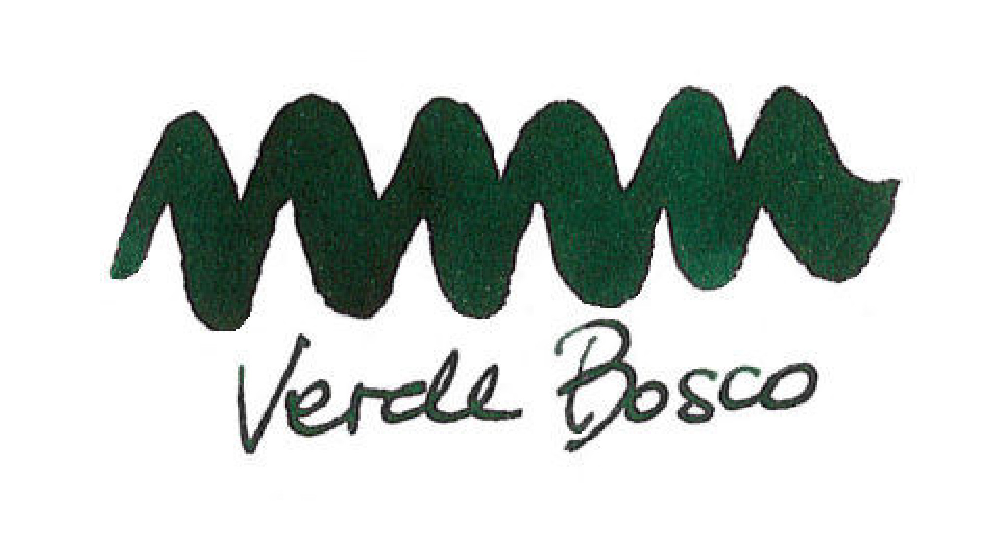 Scribo Verde Bosco, a breath in the forest 90ml bottle ink