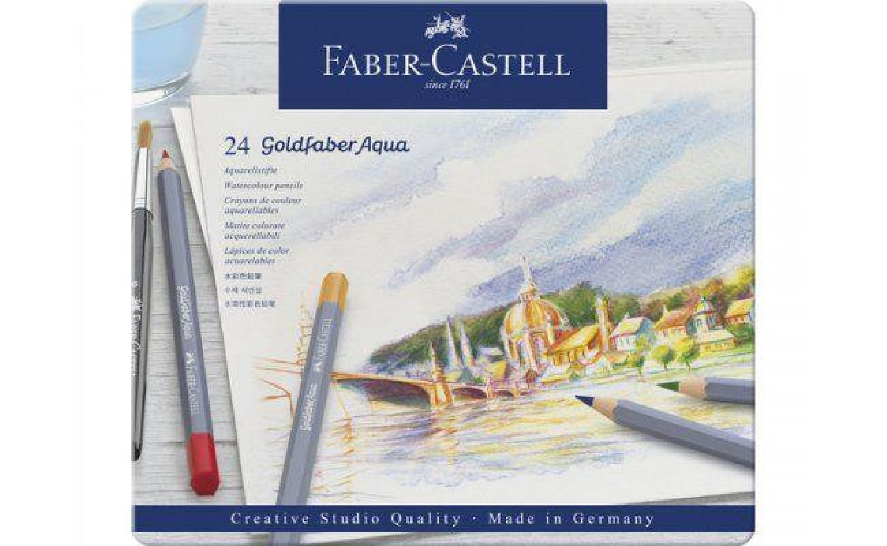 Watercolour Pencils Aqua Goldfaber set 24pcs Faber Castell 114624