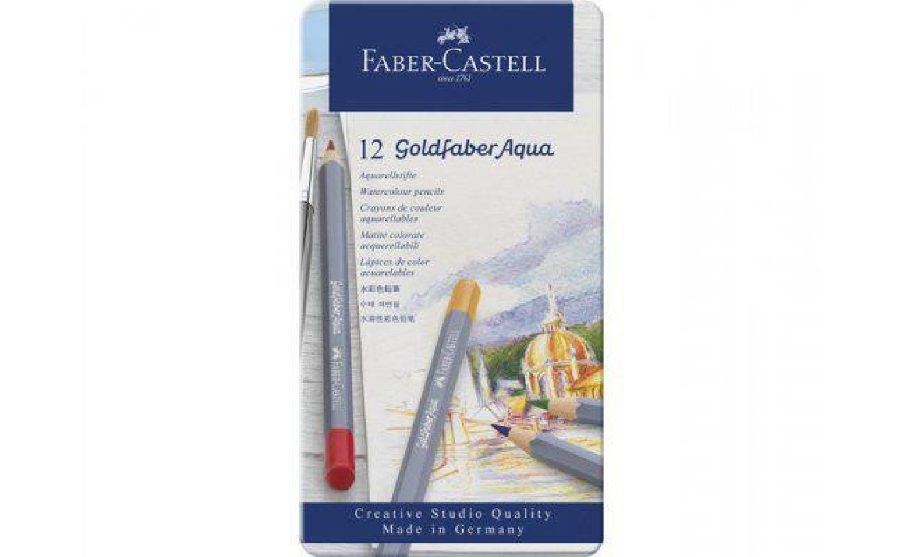 Watercolour Pencils Aqua Goldfaber set 12pcs Faber Castell 114612