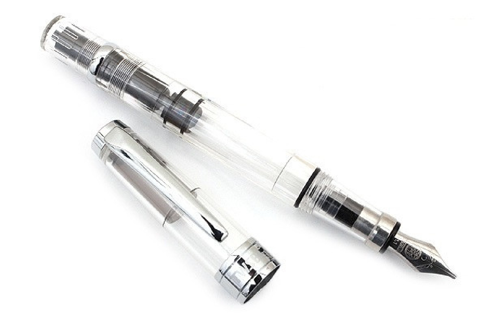 TWSBI Diamond 580 clear Fountain Pen Italic Stub 1.1 or 1,5