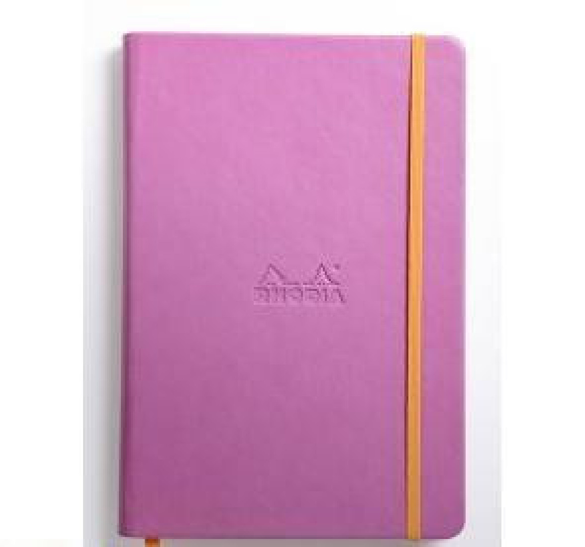 NOTEBOOK A5 RHODIARAMA LILAC LINED HARD COVER RHODIA