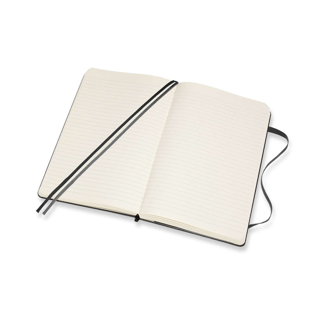 Notebook Large 13x21 Ruled Expanded Version Black Hard Cover Moleskine