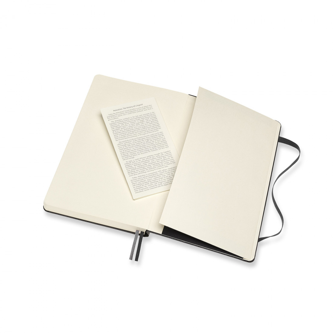 Notebook Large 13x21 Ruled Expanded Version Black Hard Cover Moleskine
