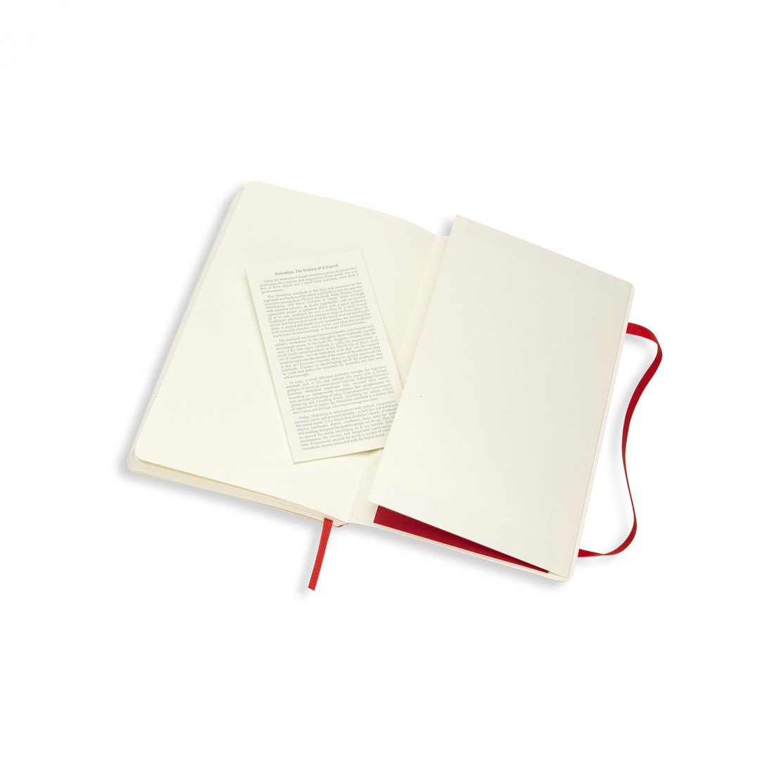 Notebook Large 13x21 Dotted Red Soft Cover Moleskine