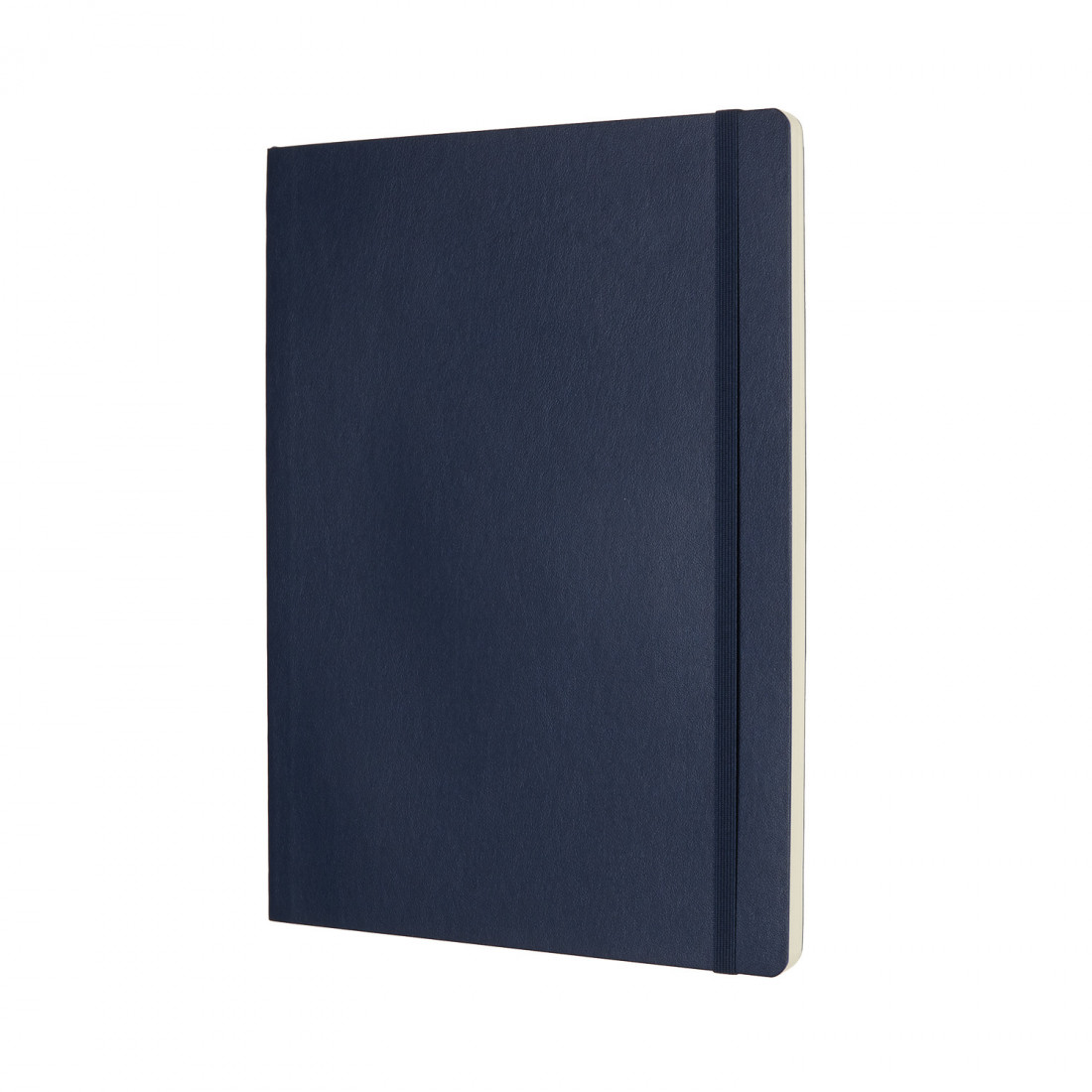 Notebook Extra Large 19x25 Plain  Sapphire Blue Soft Cover, Moleskine