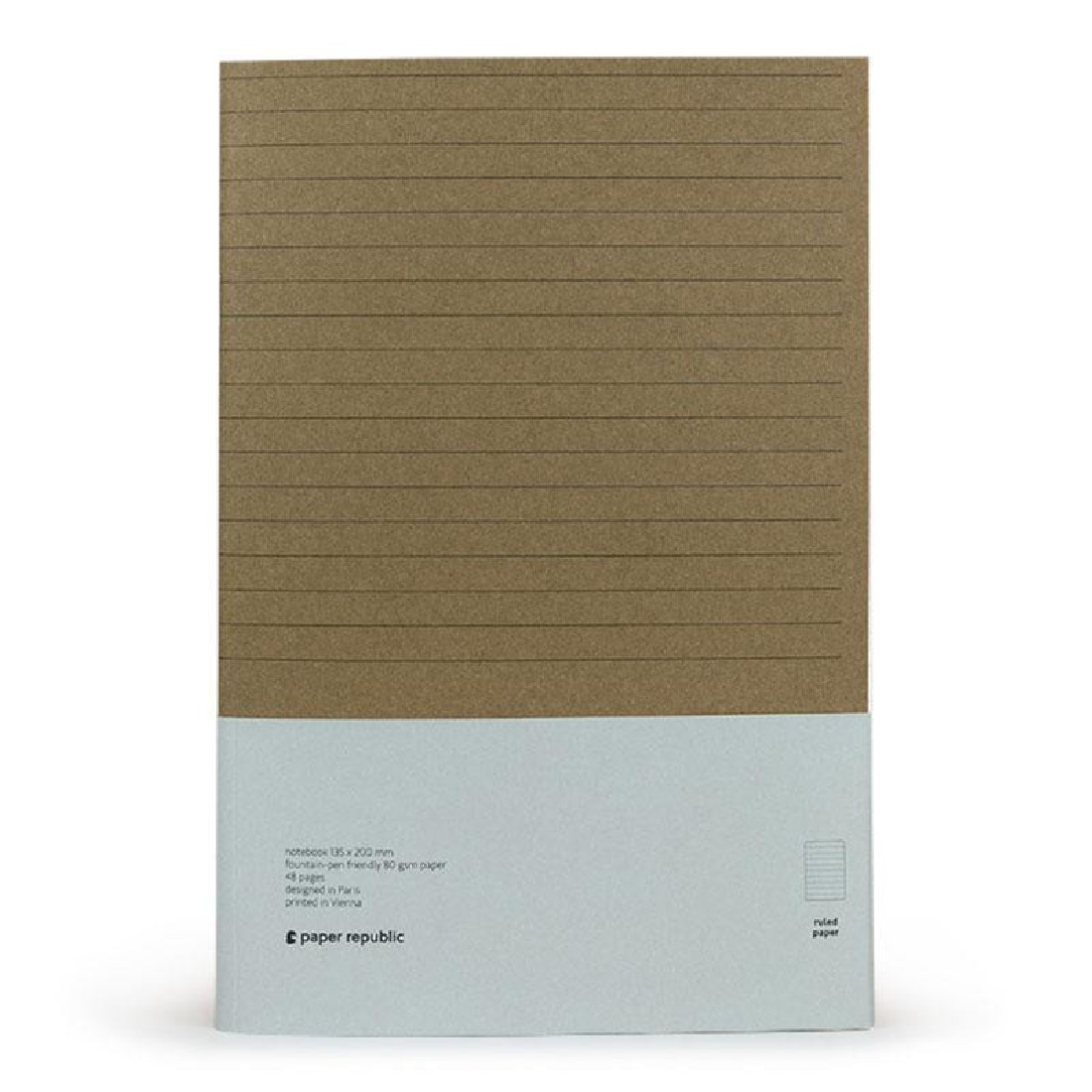 Paper Republic the writers essentials [xl] | cognac leather journal kit