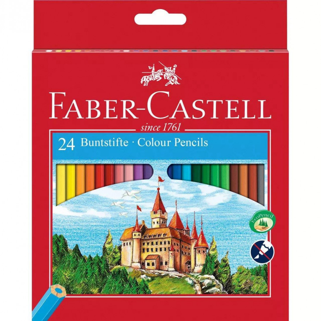 Faber Castell Classic Colour pencil 120124 cardboard wallet of 24