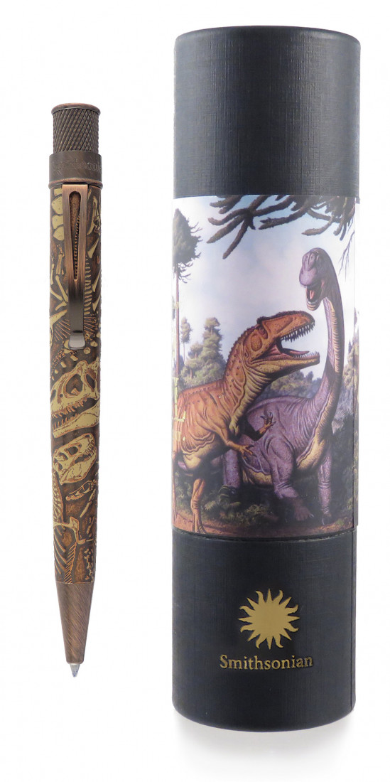 RETRO 1951 NATIONAL MUSEUM OF AFRICAN AMERICAN Smithonian - Dino Fossil SRR-1819 ROLLERBALL