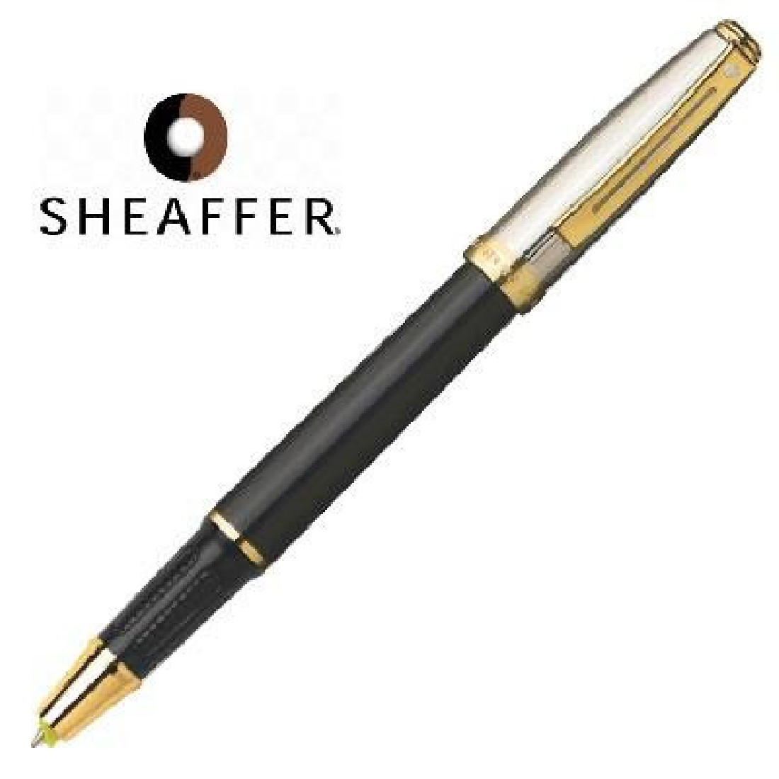 Sheaffer mpi ballpen & highlighter prelude black silver gt 9217--2