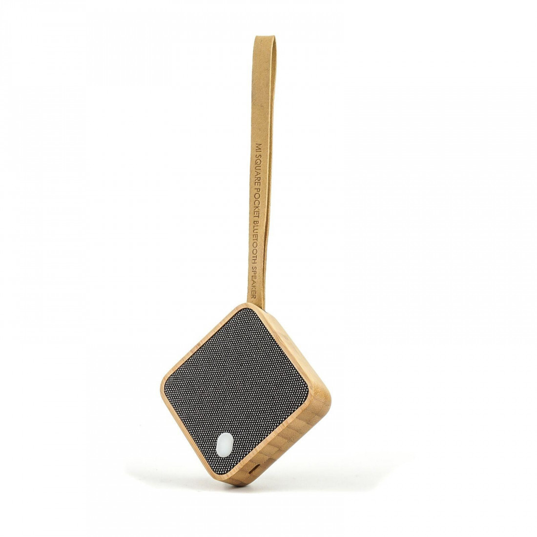 GINGKO Mi Square - Pocket Bluetooth Speaker Bamboo