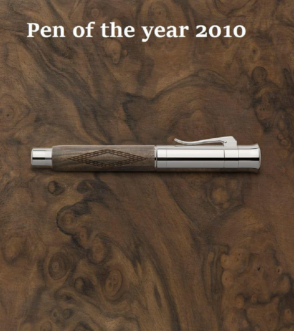 Graf Von Faber Castell Pen of the year 2010 Walnut Wood fountain pen