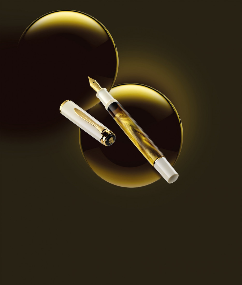 Pelikan M200 Gold Marbled special edition 2019 (F/M/B nib) Fountain pen