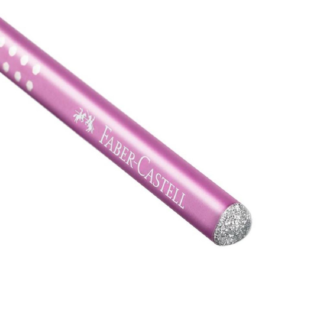 Μολύβι grip sparkle pink 118236 Faber Castell