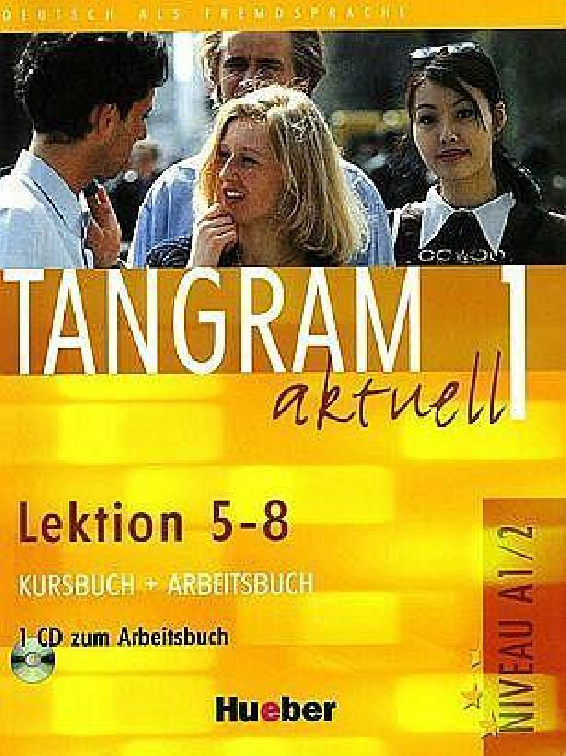TANGRAM AKTUELL 1 KURSBUCH+ARBEITSBUCH+CD LEKTION 5-8