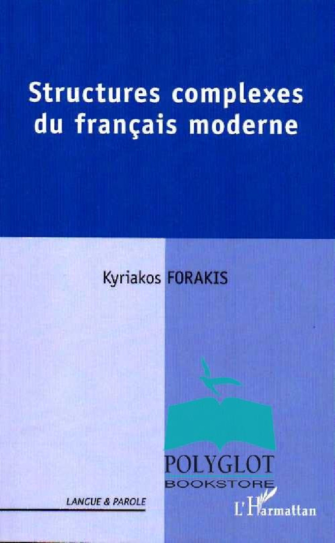 STRUCTURES COMPLEXES DU FRANCAIS MODERNE POCHE