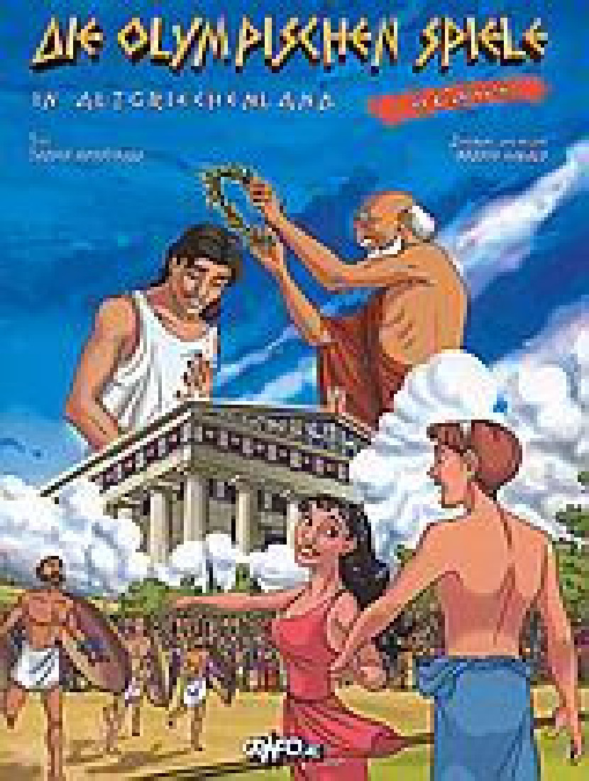 Die Olympischen speile in Altgriechenland in comics