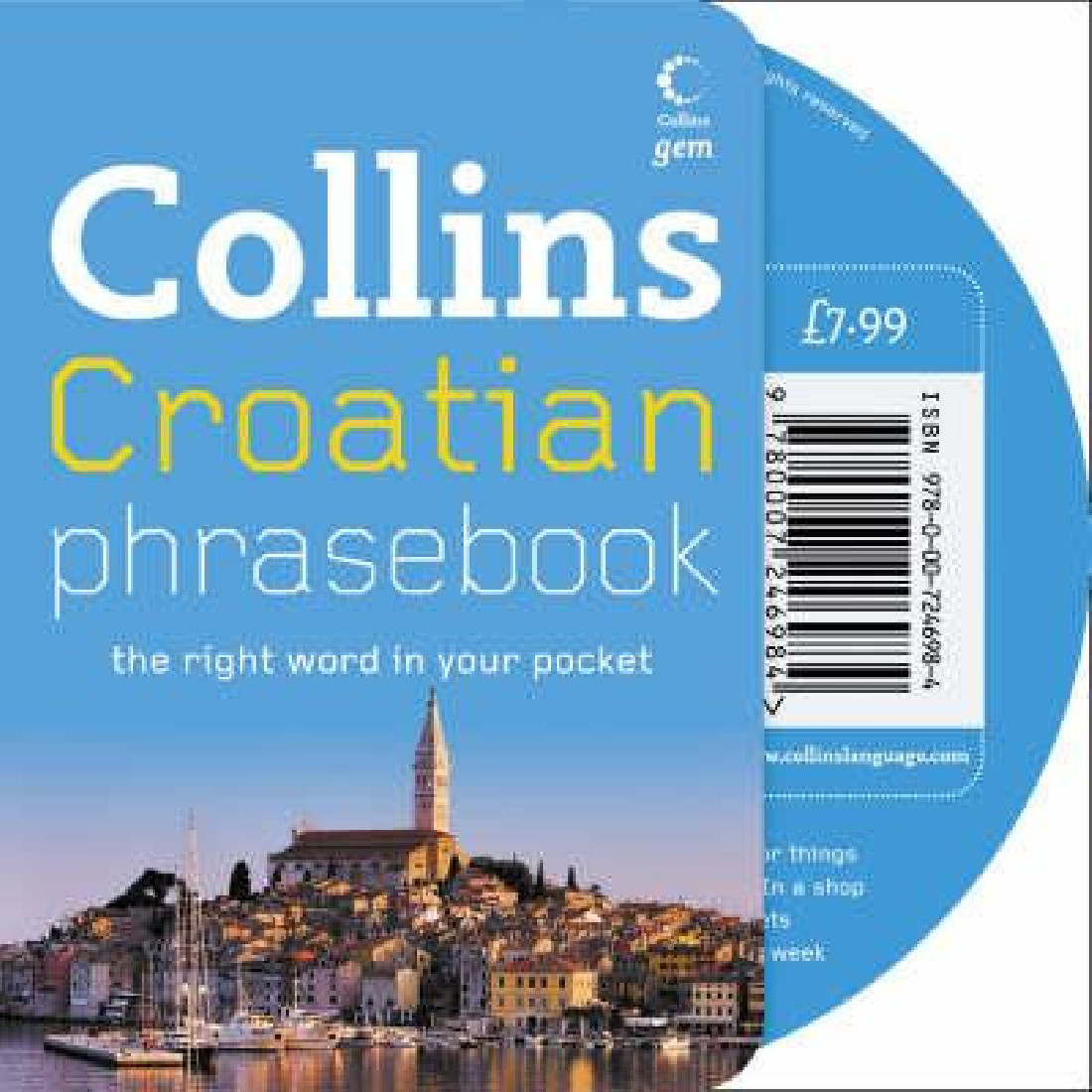 COLLINS GEM : CROATIAN PHRASEBOOK CD PACK (+ CD) PB