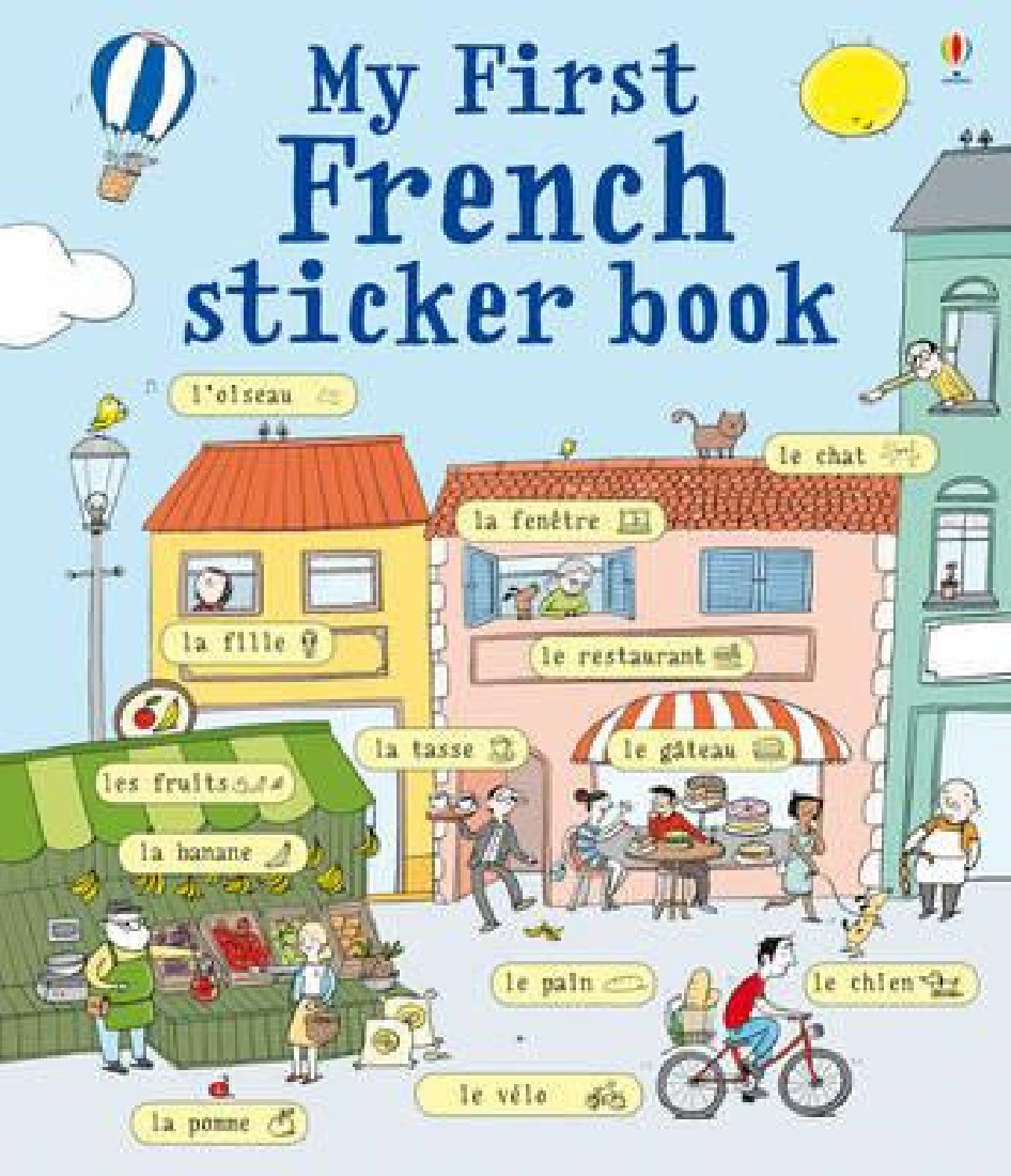 USBORNE MY FIRST FRENCH STICKER BOOK PB