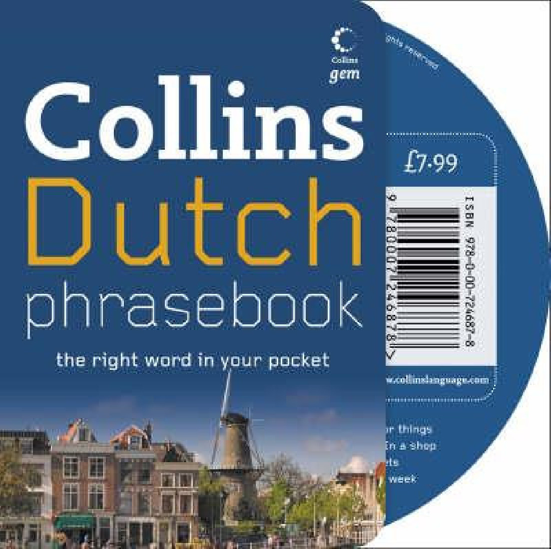 COLLINS GEM : DUTCH PHRASEBOOK CD PACK (+ CD) PB
