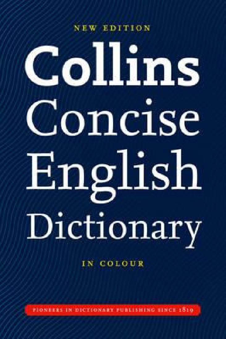 COLLINS CONCISE ENGLISH DICTIONARY 8TH ED HC