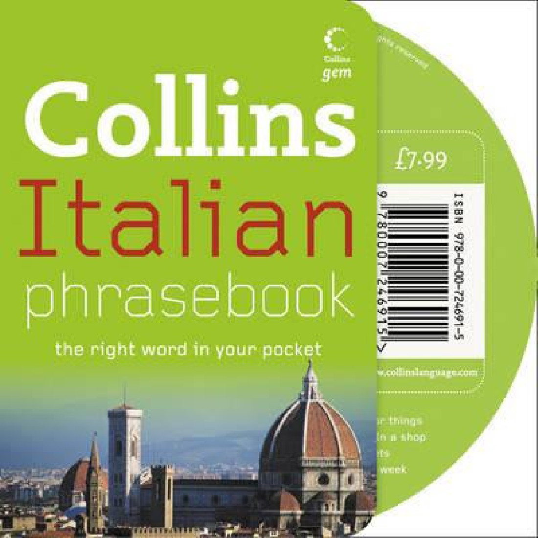 COLLINS GEM : ITALIAN PHRASEBOOK CD PACK (+ CD) PB