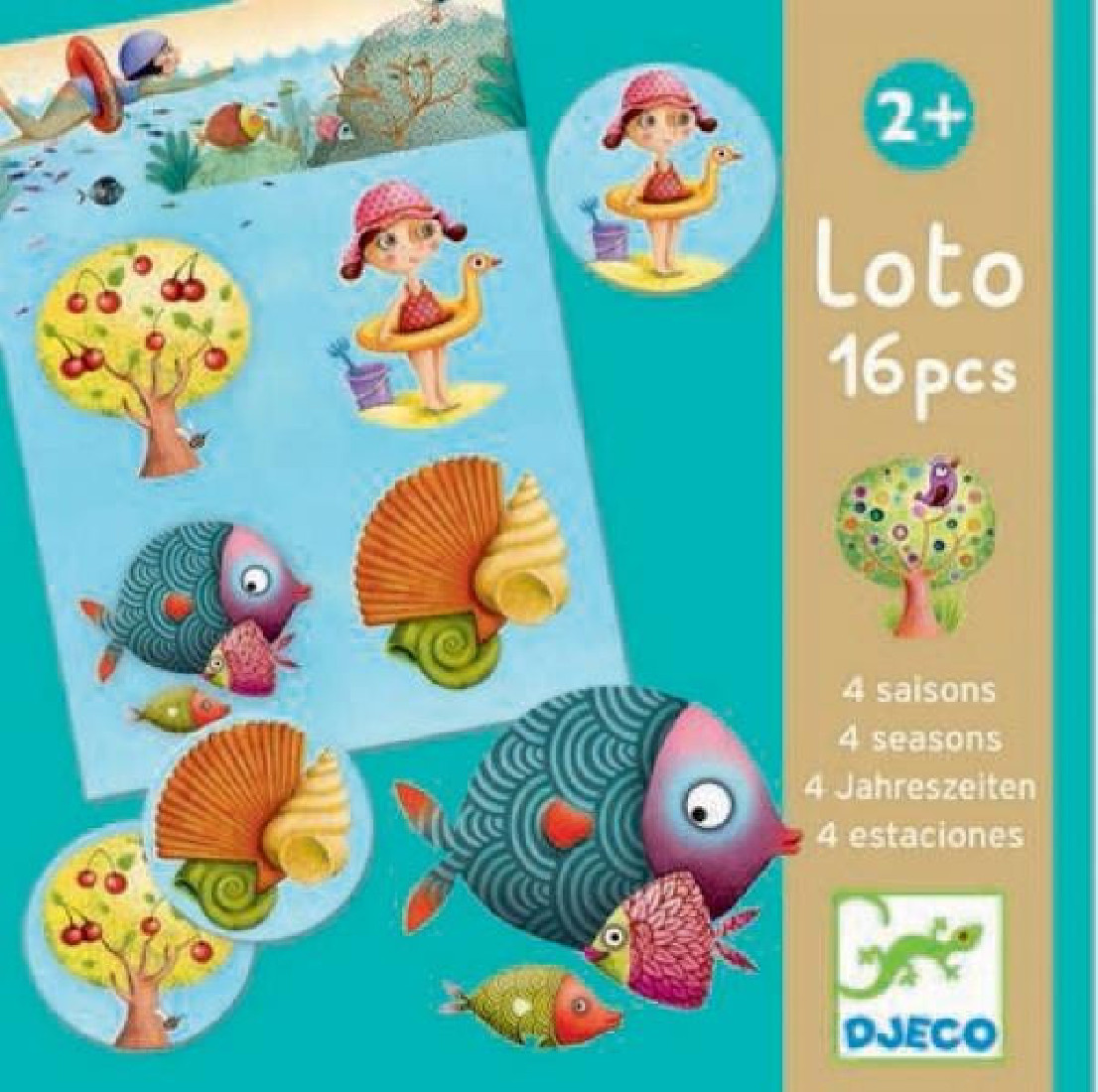 Λότο Οι 4 εποχές 16 τεμ. 08123 Djeco