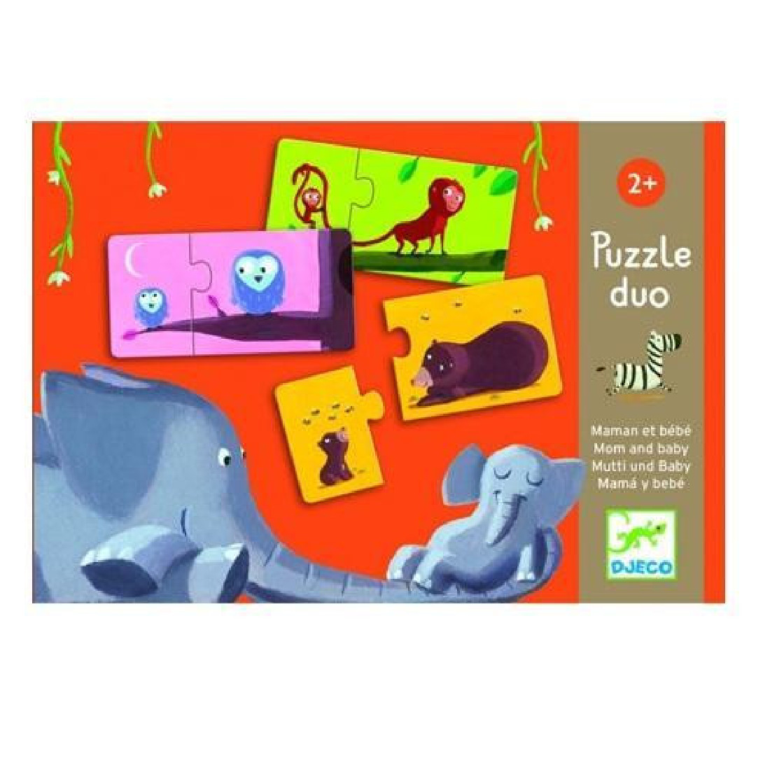 Puzzle Duo Μαμά Και Παιδί 08157 Djeco