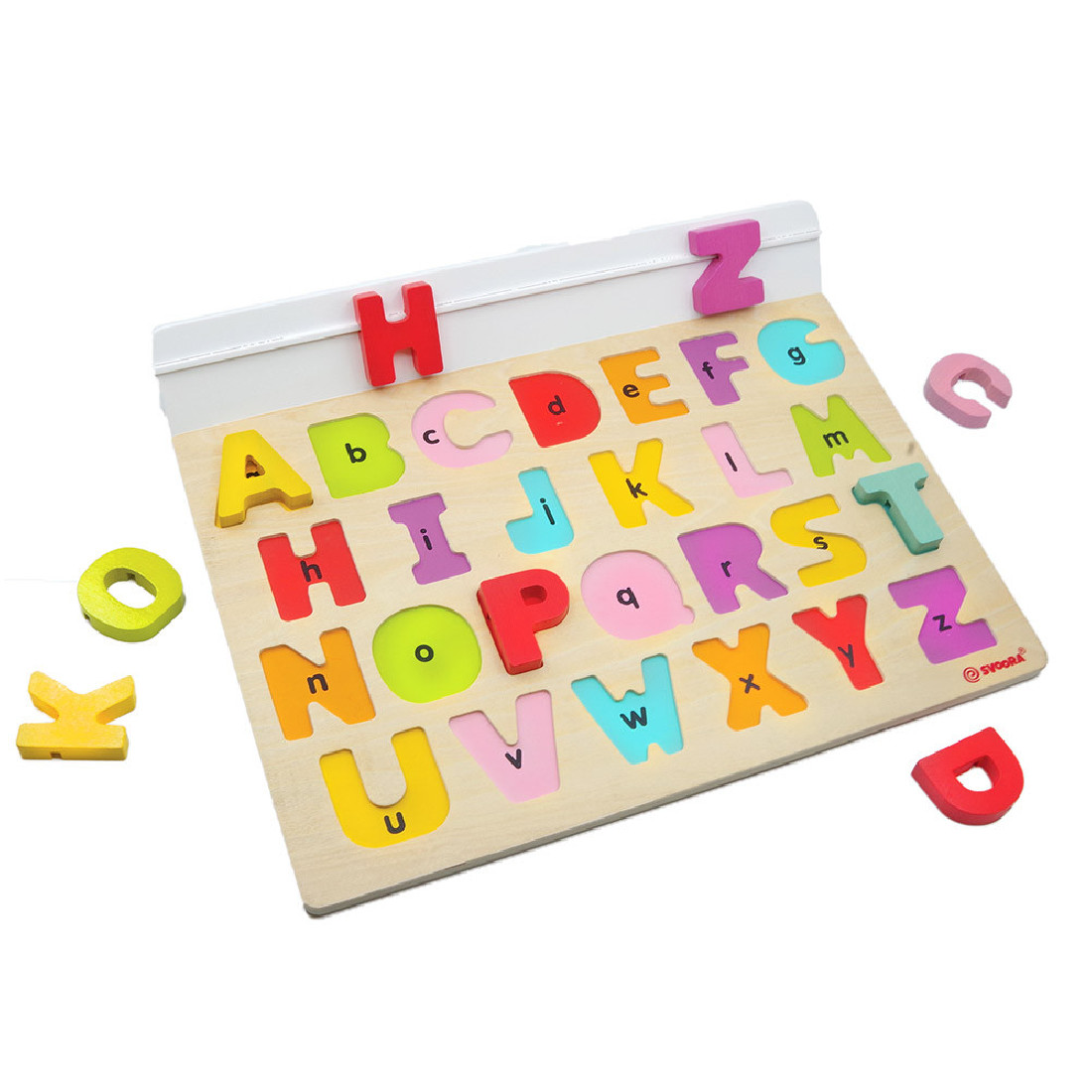 Αγγλικό ξύλινο αλφάβητο  Παίζω με τα γράμματα  03001 Svoora