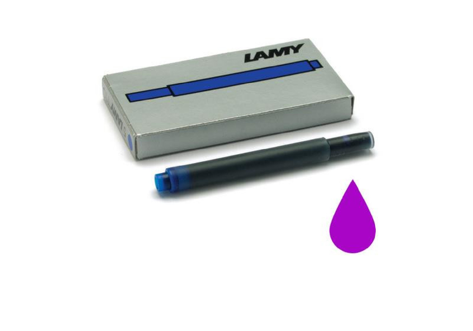 LAMY T10 giant ink cartridges 5 pieces violet