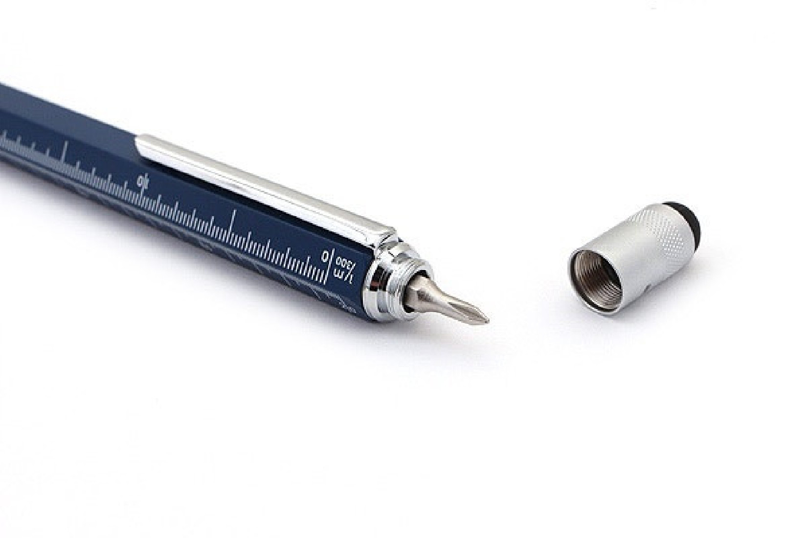 ONE TOUCH STYLUS 9 FUNCTION TOOL PENCIL NAVY BLUE MONTEVERDE