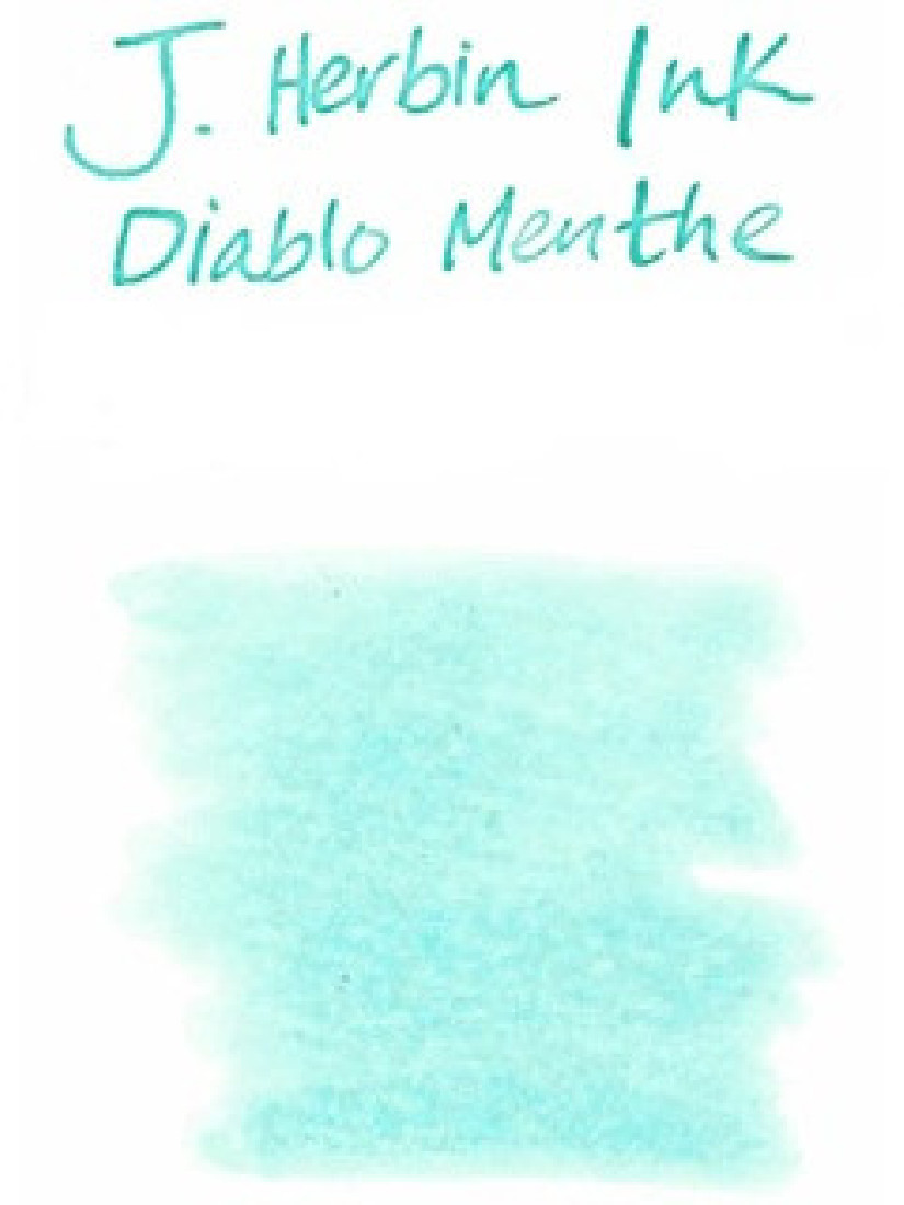 FOUNTAIN PEN INK 13033 DIABOLO MENTHE(MINT LEMONADE GREEN) J.HERBIN