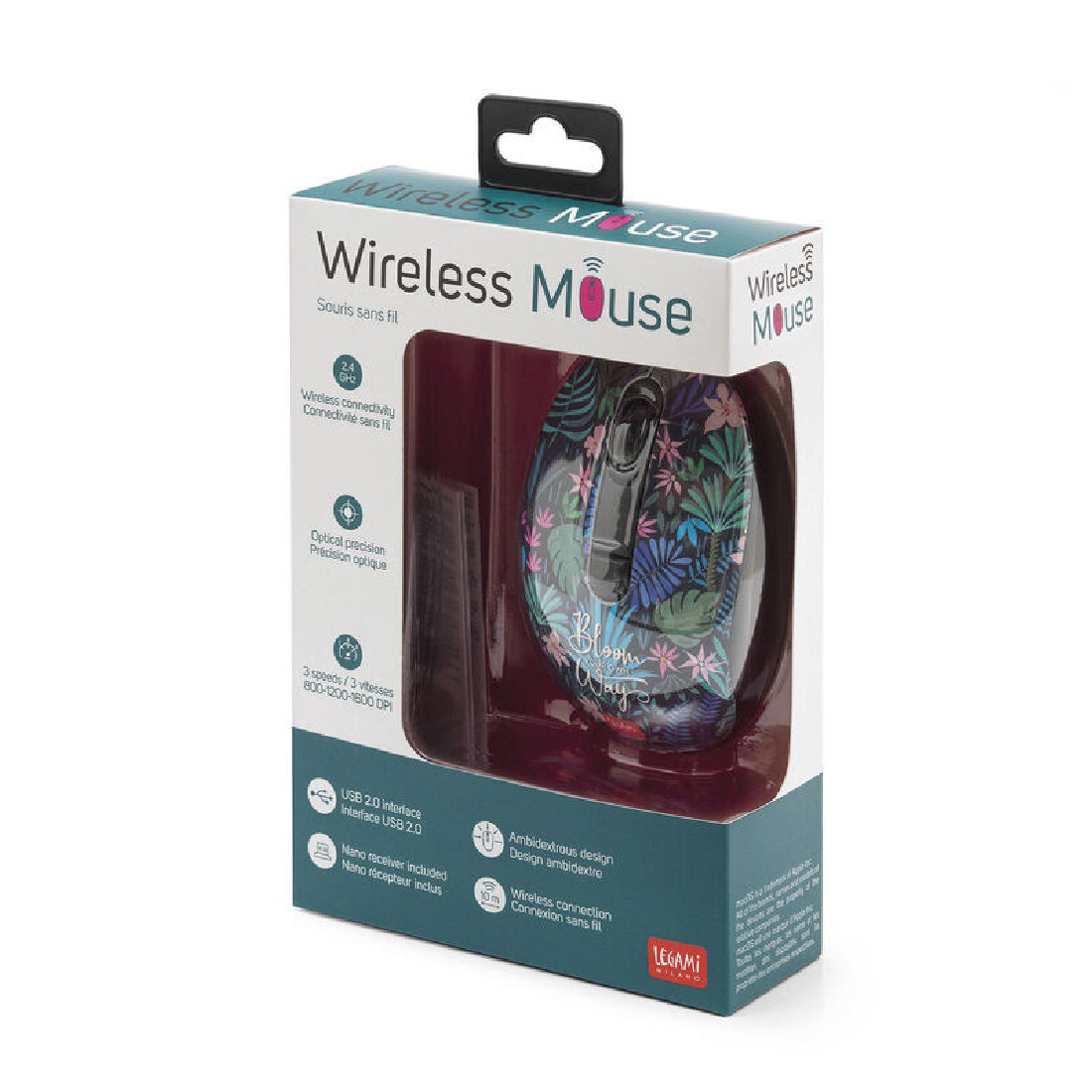 WIRELESS MOUSE  BLOOM YOUR OWN WAYS  LEGAMI