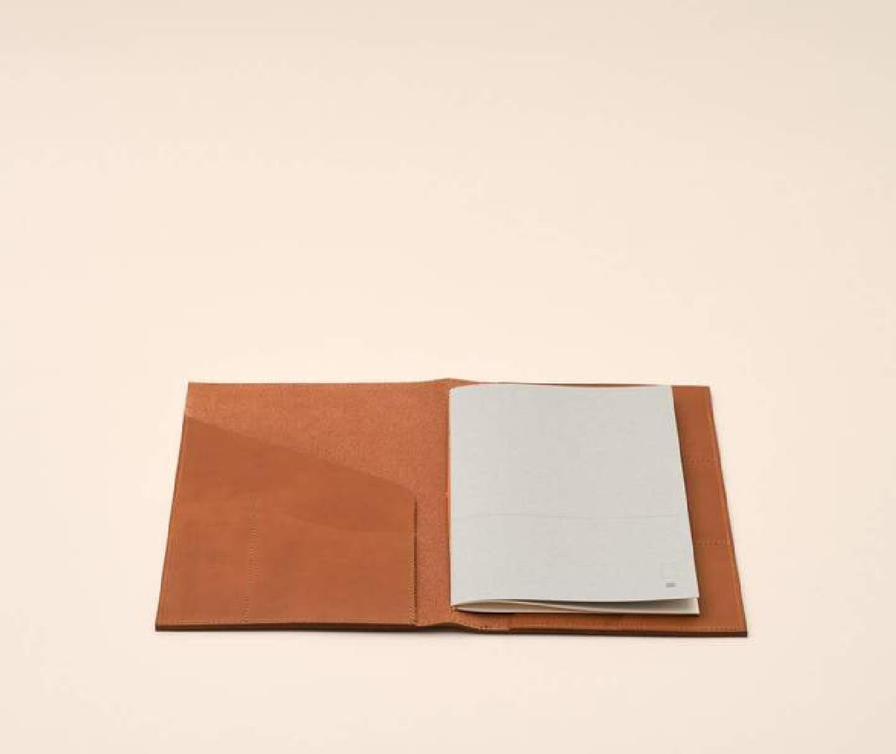 Paper Republic A5 Leather Portfolio Cognac